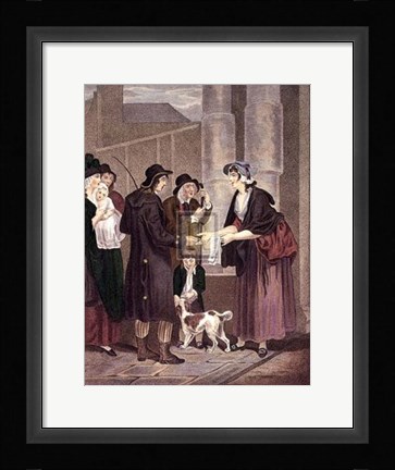 Framed New Love Song,Only a Ha'penny Piece Print