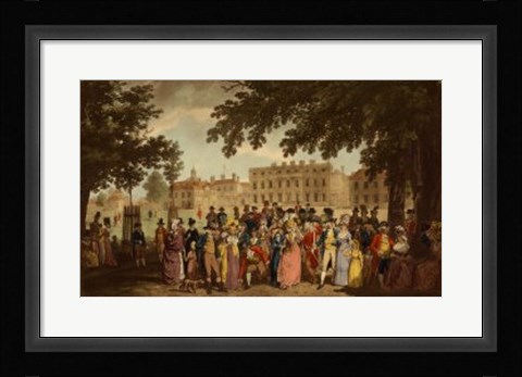 Framed Buckingham House, St. James's Print