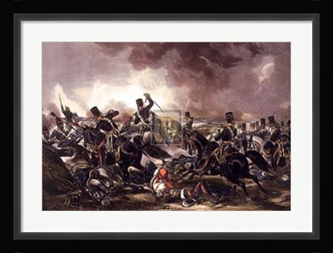 Framed Battle of Ferozshah Print