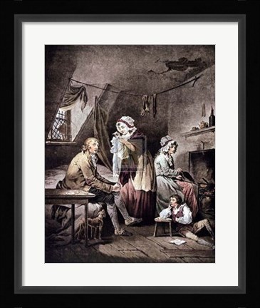 Framed Effects of Extravangance &amp; Idleness Print