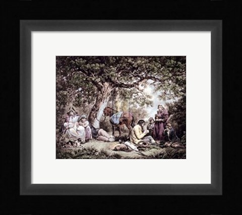 Framed Travellers Print