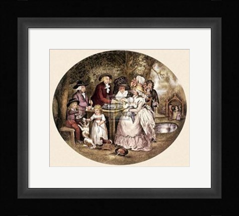 Framed Tea Garden Print