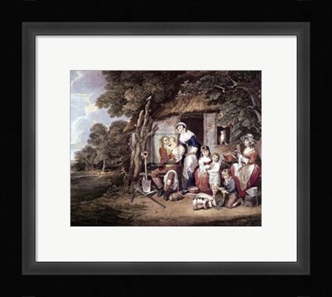 Framed Saturday Evening:Rtn from Labour [S] Print