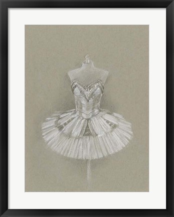 Framed Ballet Dress I Print