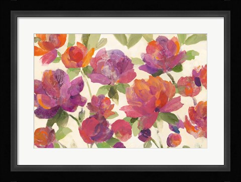 Framed Garden Delight III Print