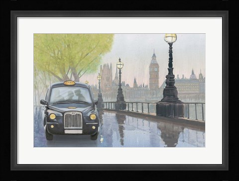 Framed Along the Thames v.2 Print