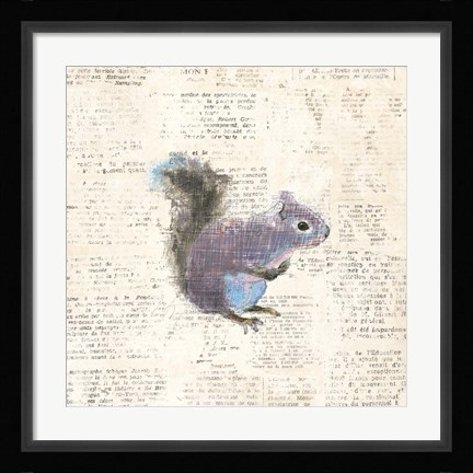 Framed Into the Woods V Print