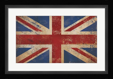 Framed Union Jack Print