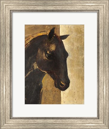 Framed Trojan Horse I Gold Print