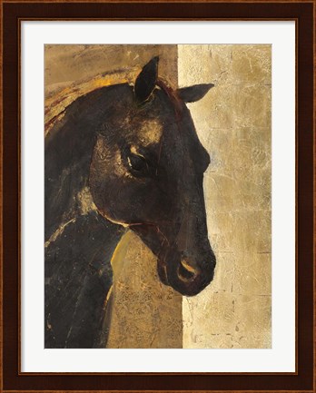Framed Trojan Horse I Gold Print