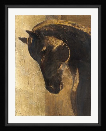 Framed Trojan Horse II Gold Print