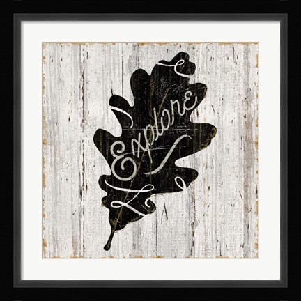 Framed Lake Lodge XII Neutral Print