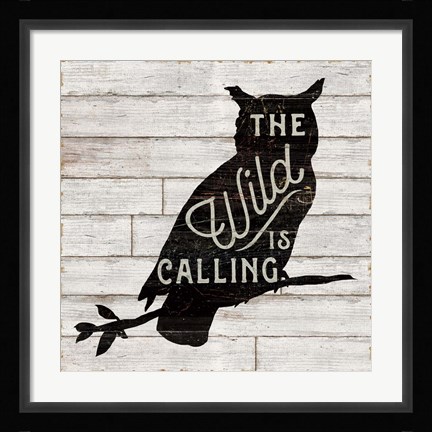 Framed Lake Lodge III Neutral Print