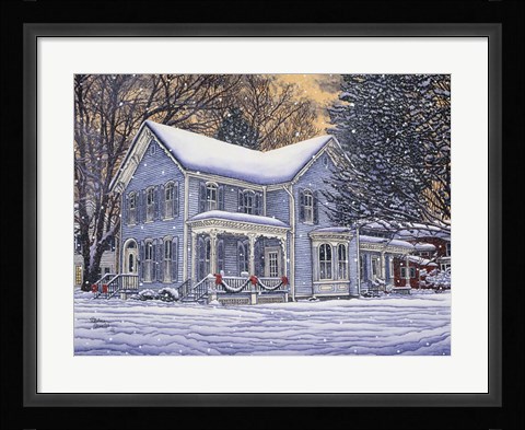 Framed Hometown Holiday Print