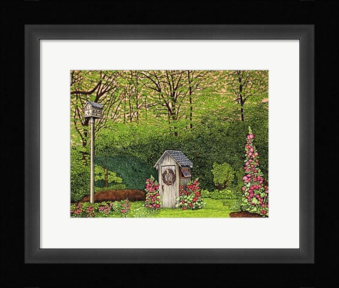 Framed Outhouse Print