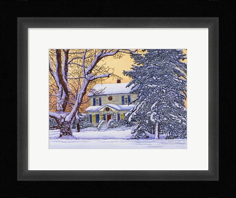Framed Morning Snow Print