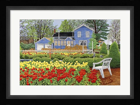 Framed Copper Top Gardens Print