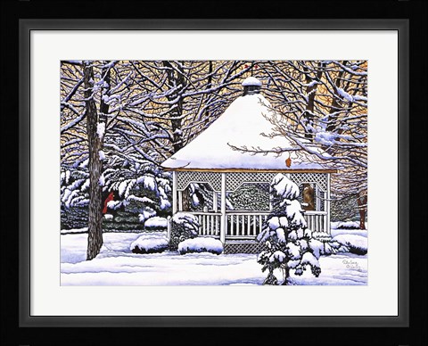 Framed Gazebo Print