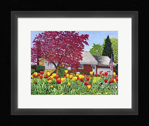 Framed Springtime In Eden Print