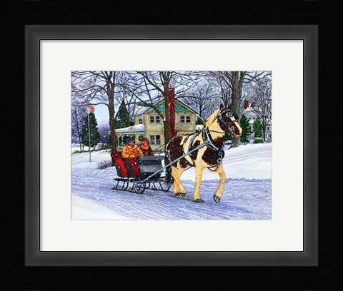 Framed Chautauqua - Painted Horse Print