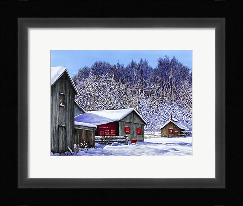 Framed Old Sugar Shanty Print