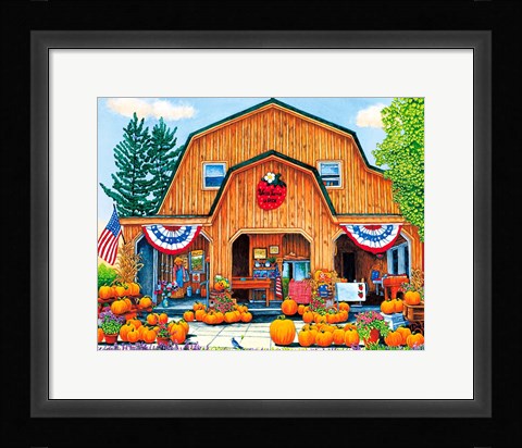Framed Weiss Farms Pumpkins Print