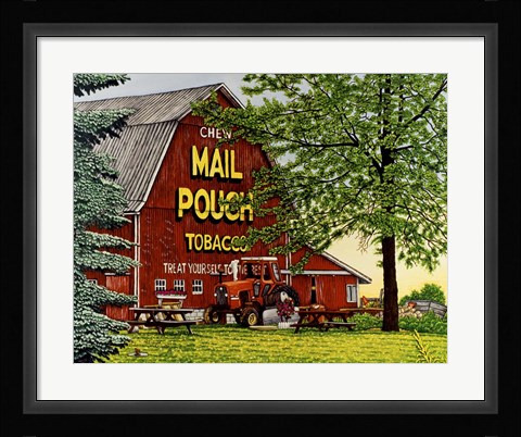 Framed Mail Pouch Barn 2 Print