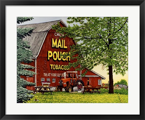 Framed Mail Pouch Barn 2 Print