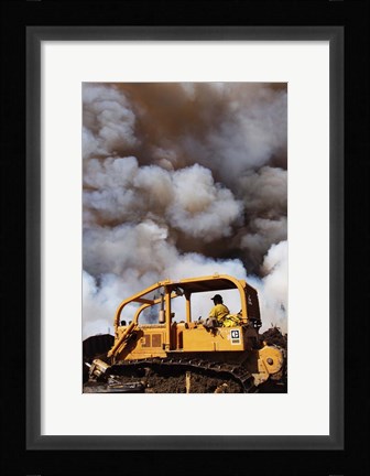 Framed Dozer Print