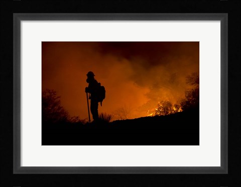 Framed Holding Line Print