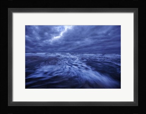 Framed Ocean Turmoil Print