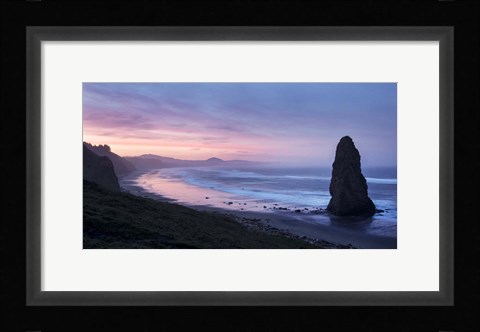 Framed Rock Pillar wide view Print