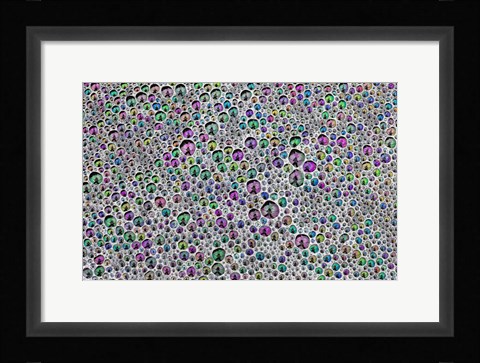 Framed Vibrant Sea Foam Print