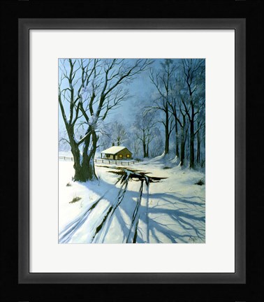 Framed Winter Landscape 10 Print