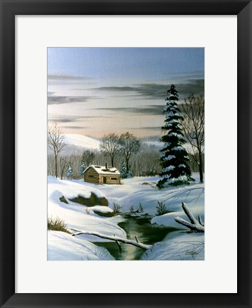 Framed Winter Landscape 22 Print