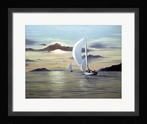 Framed Sailing Print