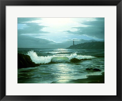 Framed Lighthouse 7 Print