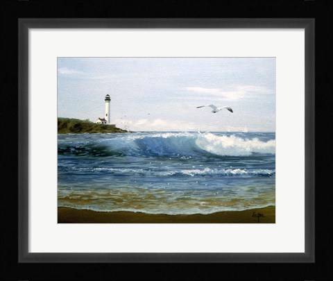 Framed Waves 5 Print