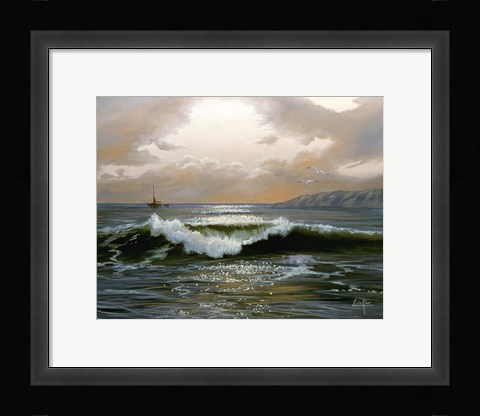 Framed Waves 8 Print