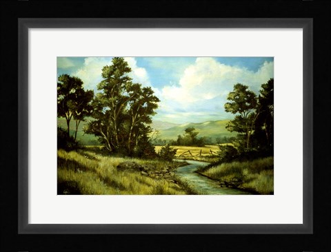 Framed Summer Landscape 2 Print