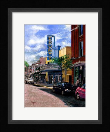 Framed County Theater Print
