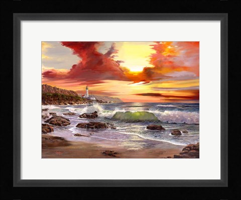 Framed End Of Day Print