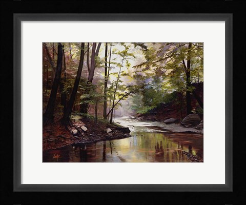 Framed Along The Wisschickon Print