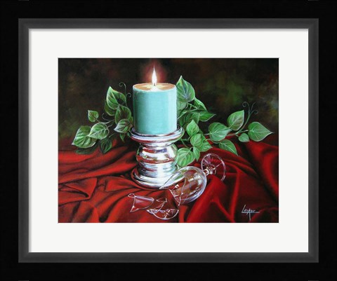 Framed Broken Glass Print