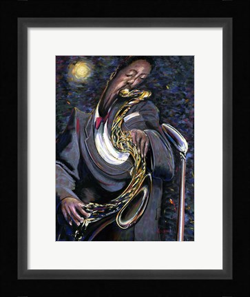 Framed S For Sax Print