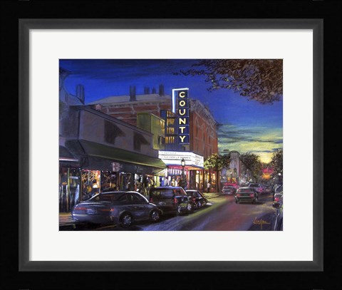 Framed Movie Night Print