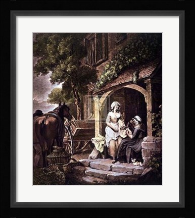 Framed Returned from Market Print