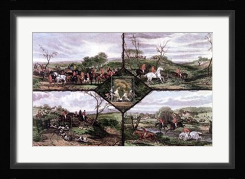 Framed Hunting Incidents (5 Up) Print