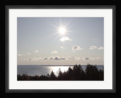 Framed Atlantic Skies I Print