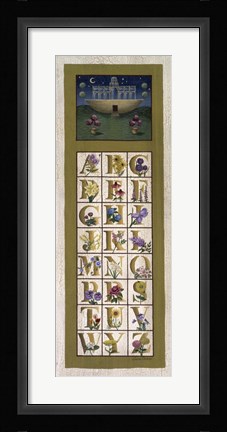 Framed Greenhouse Abc Print